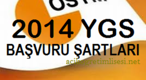 Açık Lise 2014 YGS Sınavına Kimler Girebilir?