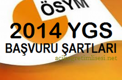 Açık Lise 2014 YGS Sınavına Kimler Girebilir?