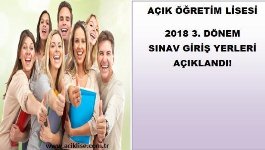 aöl 2018 3. dönem sınav giriş belgesi