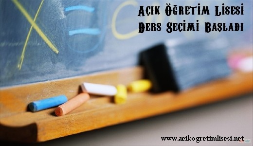 aöl ders seçme süresi